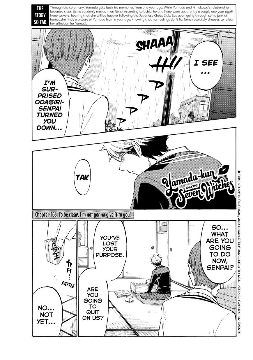 Yamada-Kun To 7-Nin No Majo Chapter 165 : To Be Clear, I'm Not Gonna Give It To You - Picture 2
