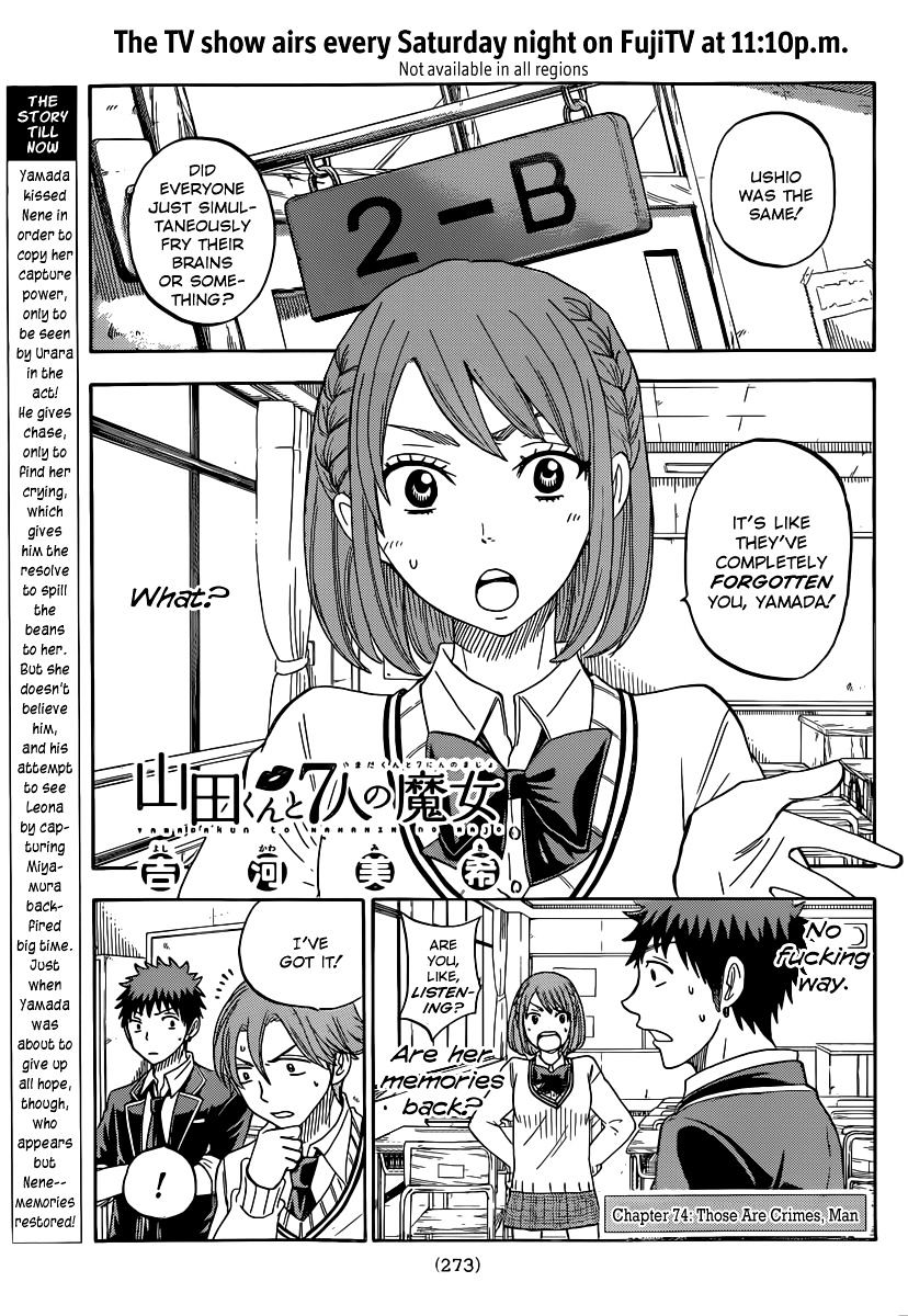 Yamada-Kun To 7-Nin No Majo Chapter 74 : Those Are Crimes,man - Picture 3