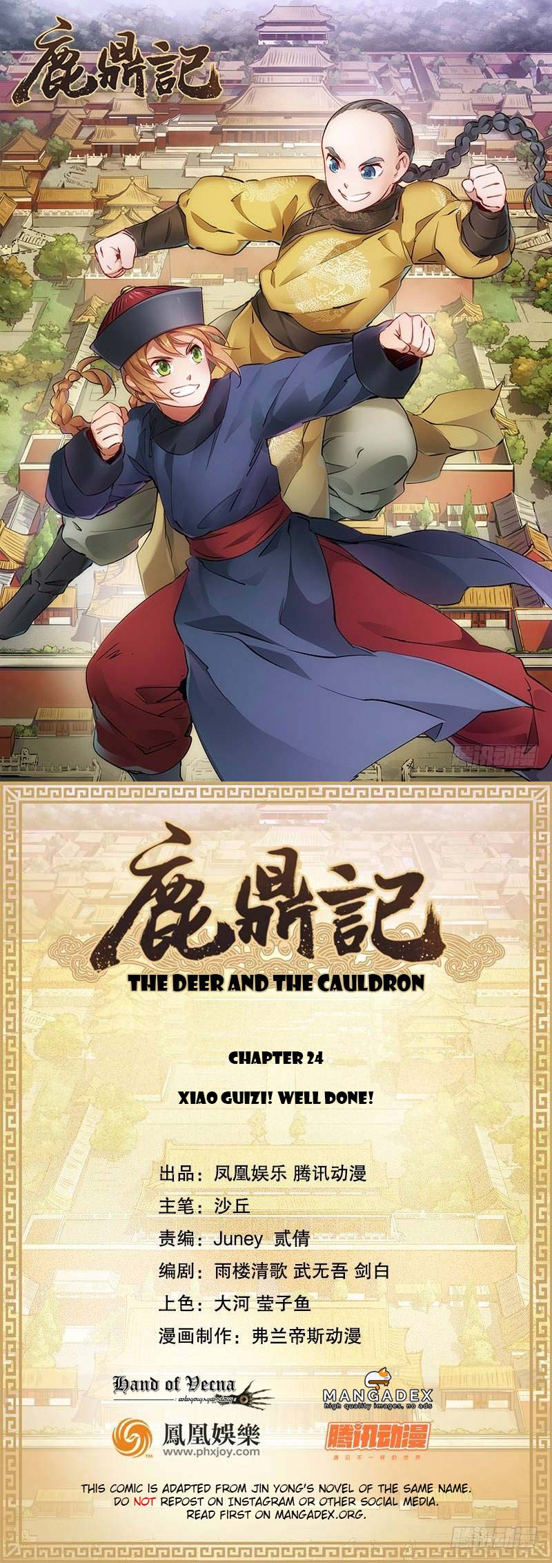 The Deer And The Cauldron Chapter 24: Xiao Guizi! Well Done! - Picture 1