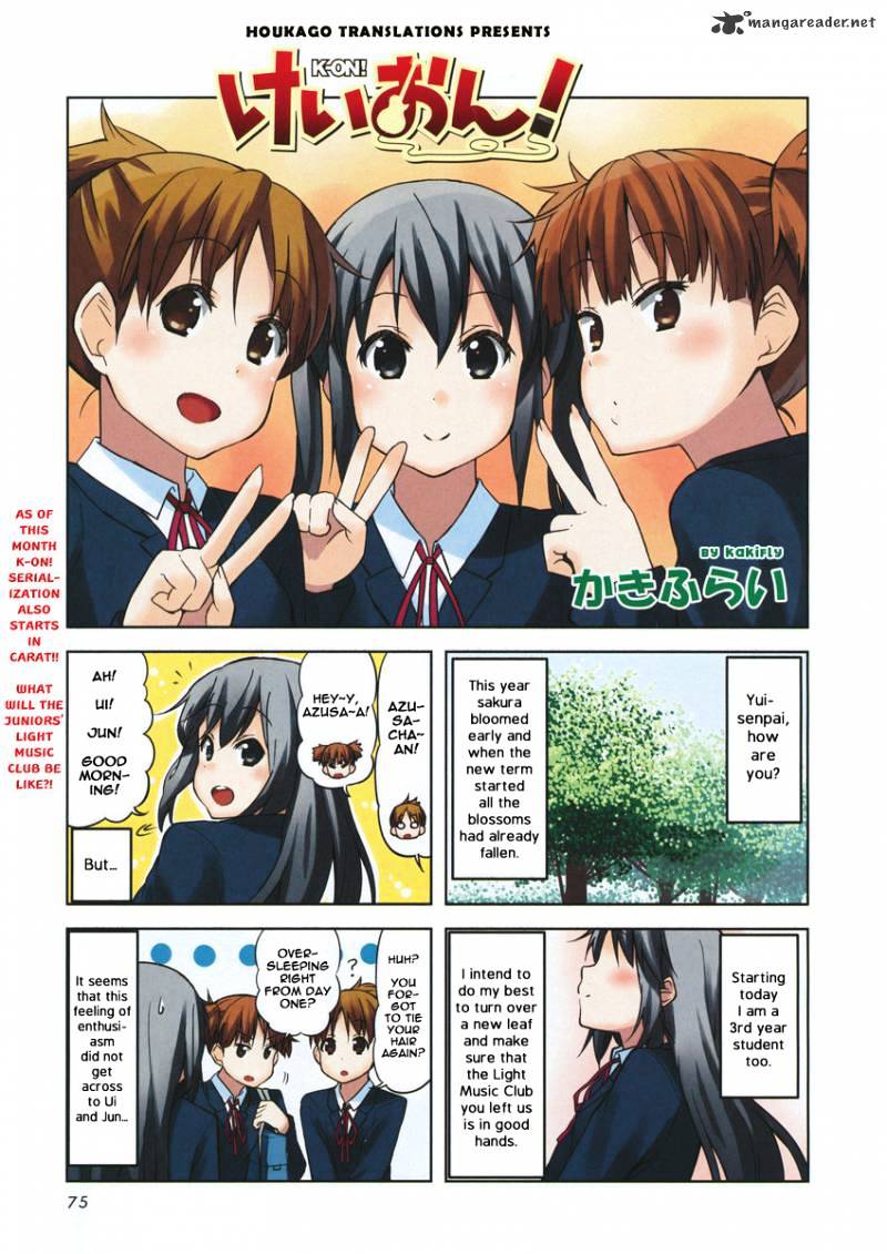 K-On! Chapter 54 : Vol5 Ch2 - Picture 1