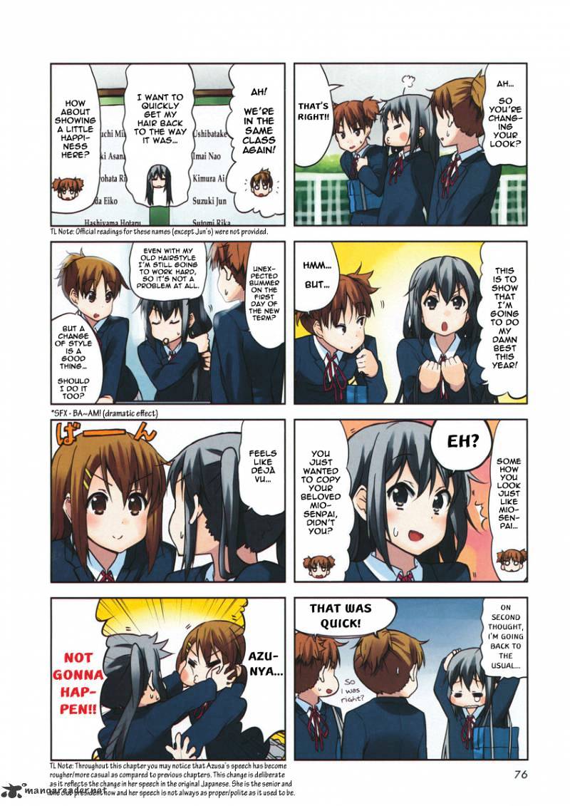 K-On! Chapter 54 : Vol5 Ch2 - Picture 2