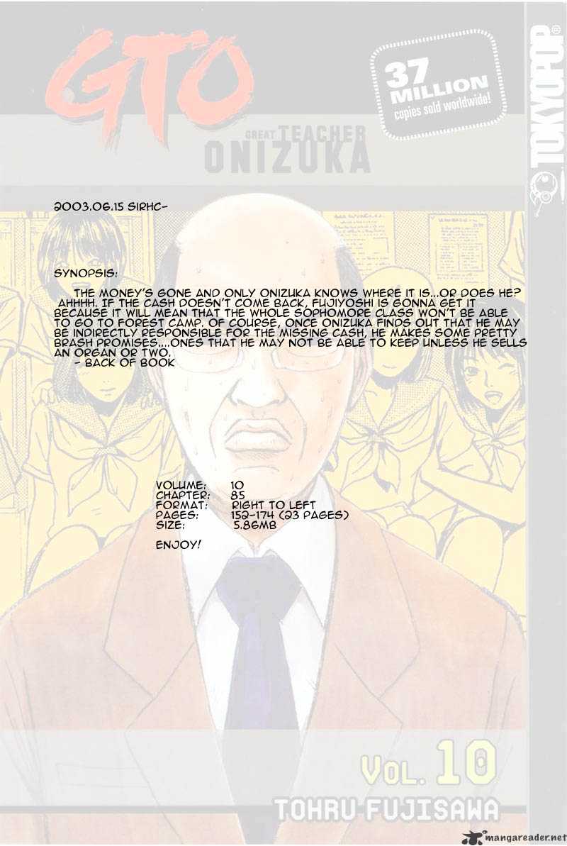 Great Teacher Onizuka Chapter 85 - Picture 1