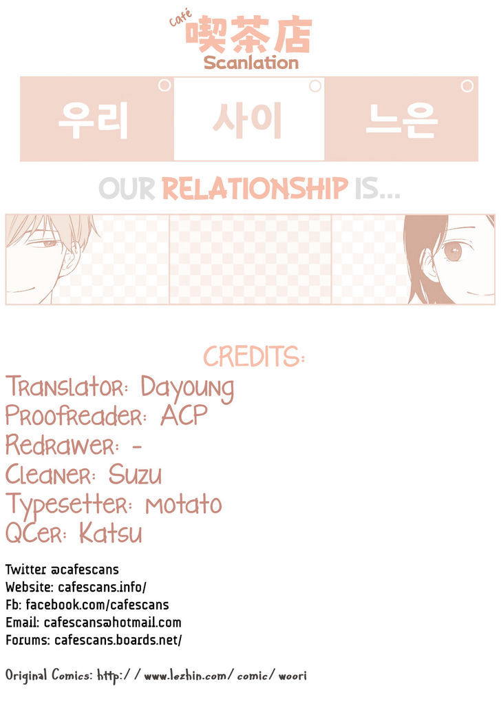 Our Relationship Is... - Page 1