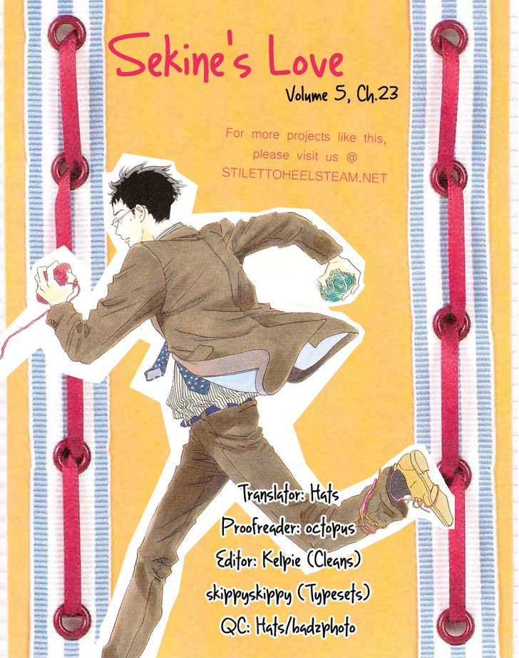 Sekine-Kun No Koi Vol.5 Chapter 23 : Knitting In The Round - Picture 1