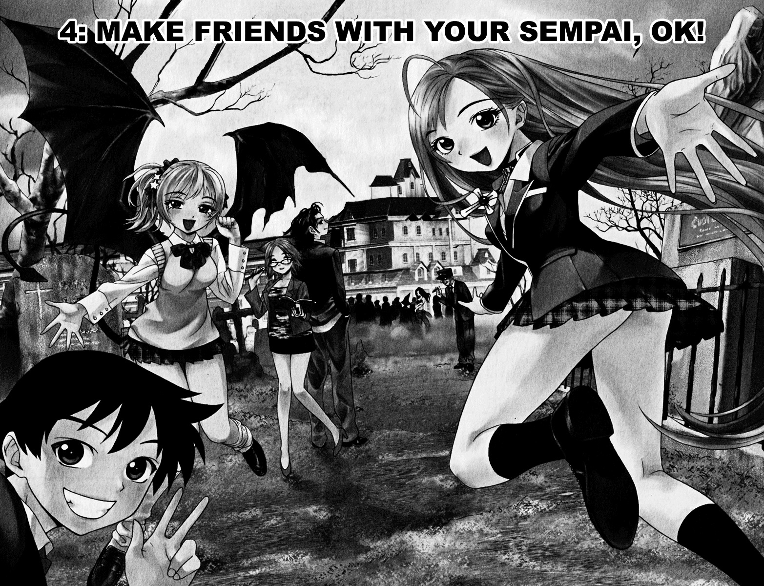 Rosario To Vampire Vol.1 Chapter 4 : Make Friends With Your Seniors,ok - Picture 2