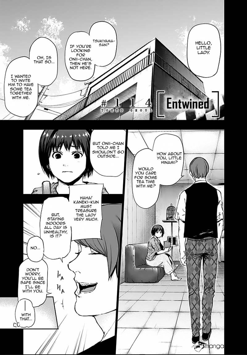 Tokyo Ghoul Vol. 12 Chapter 114: Intertwined People - Picture 1