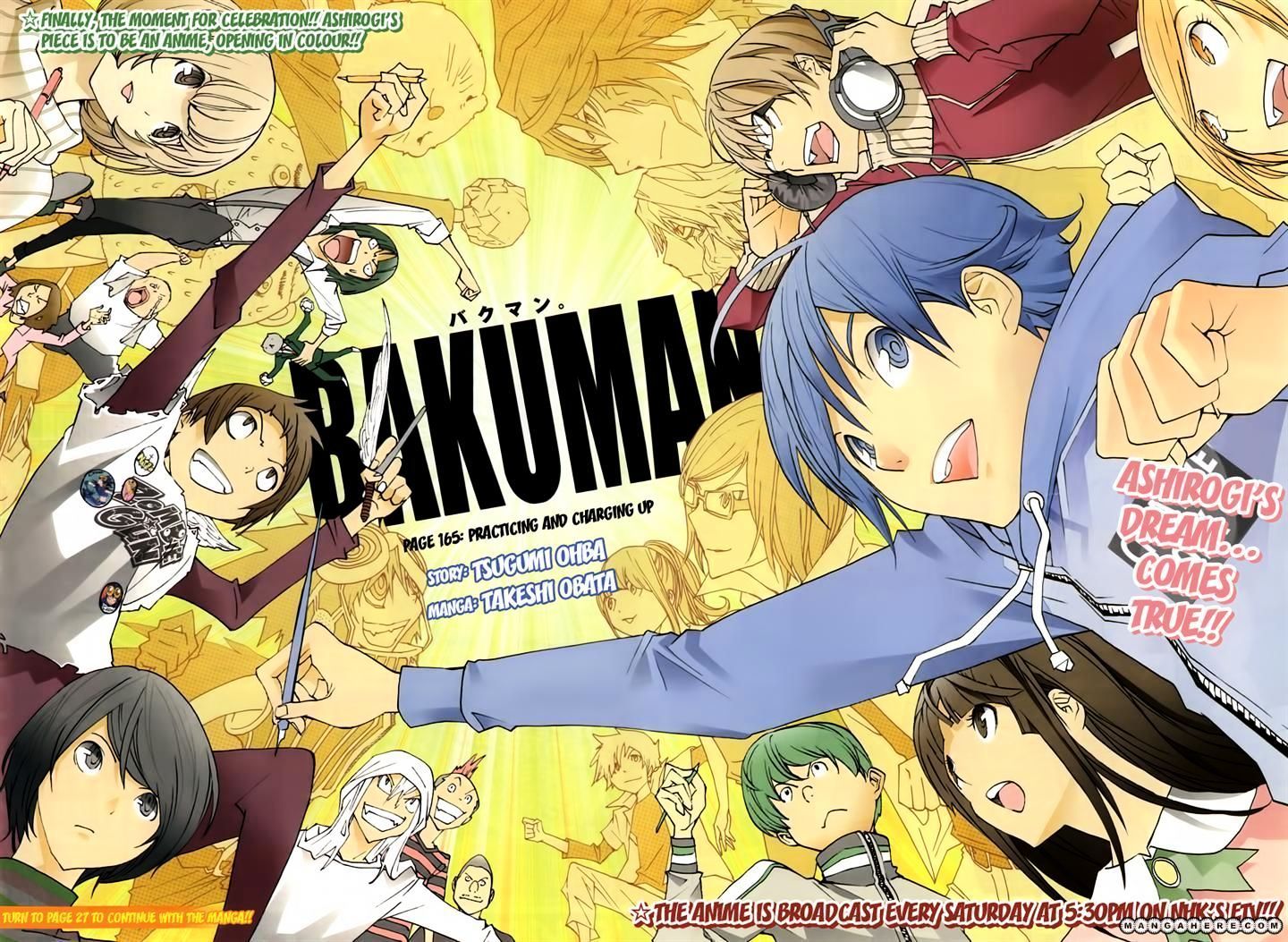 Bakuman Vol.12 Chapter 165 : Practicing And Charging Up - Picture 3