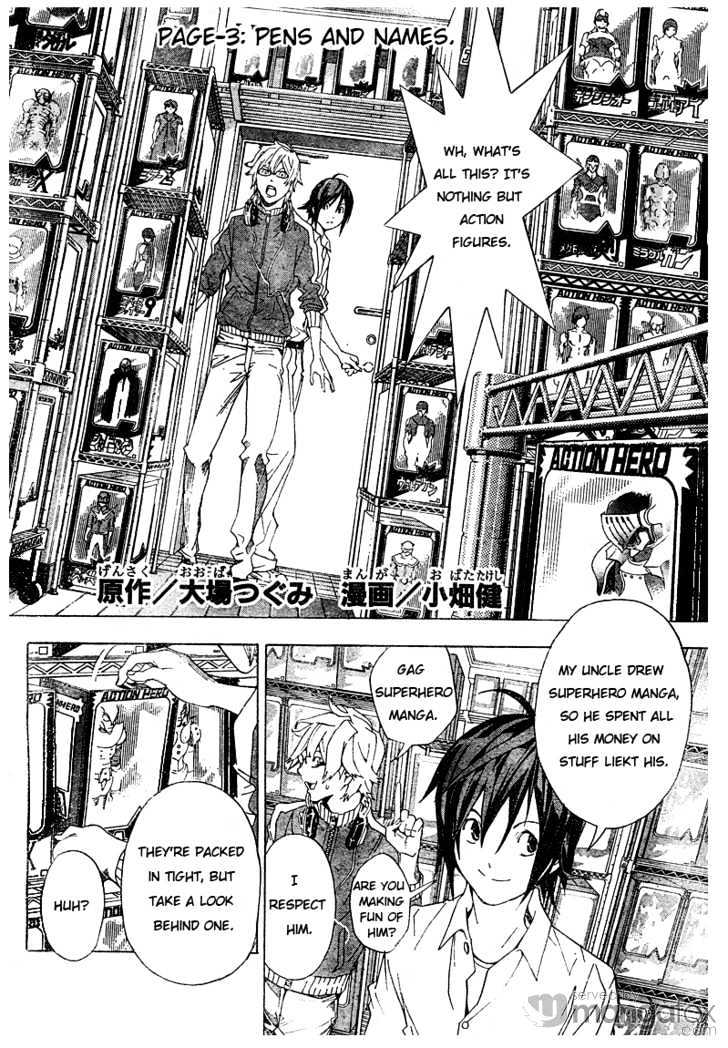 Bakuman Vol.1 Chapter 3 : Pens And Names - Picture 2