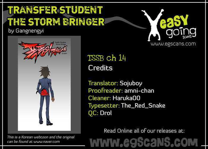 Transfer Student Storm Bringer Chapter 14 - Picture 1