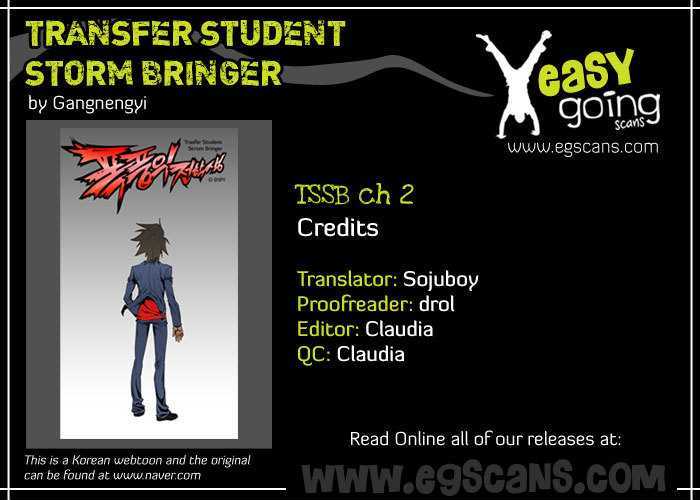 Transfer Student Storm Bringer Chapter 2 - Picture 1