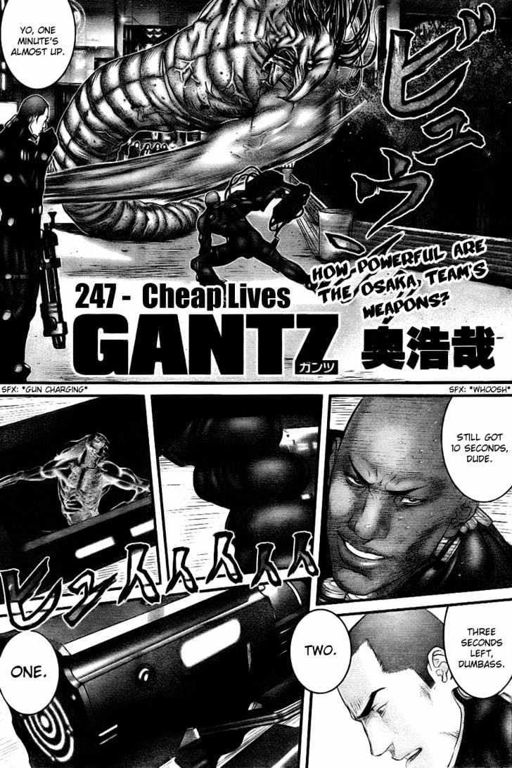 Gantz Vol.21 Chapter 247 : Cheap Lives - Picture 1