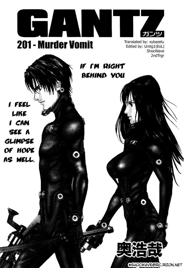 Gantz Vol.17 Chapter 201 : Murder Vomit - Picture 1