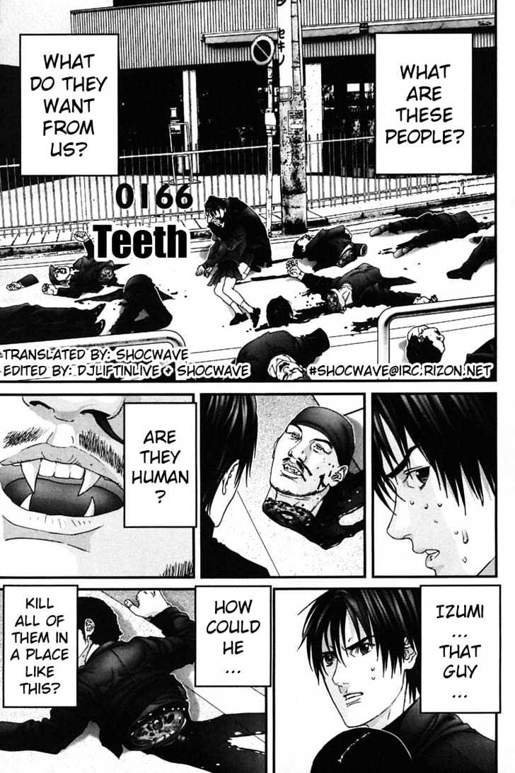 Gantz Vol.14 Chapter 166 : Teeth - Picture 1