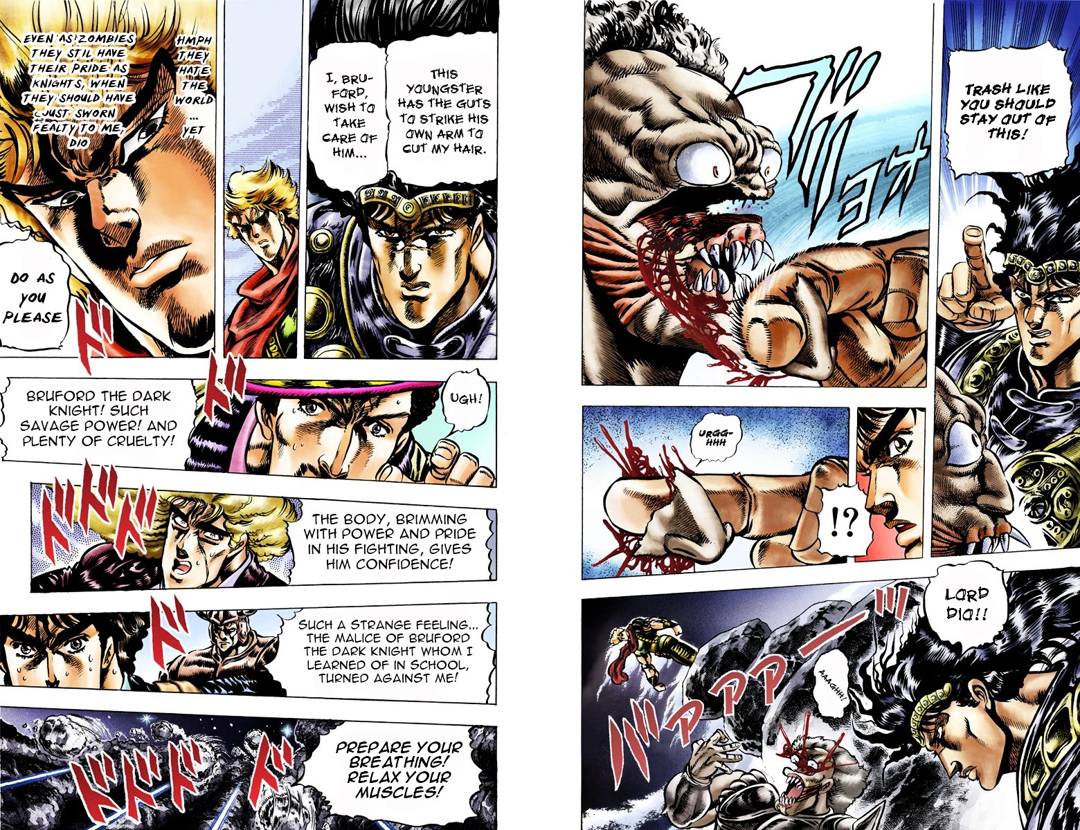 Phantom Blood Vol.4 Chapter 28 V2 : The Hero Of The 77 Rings (Official Color Scans) - Picture 3