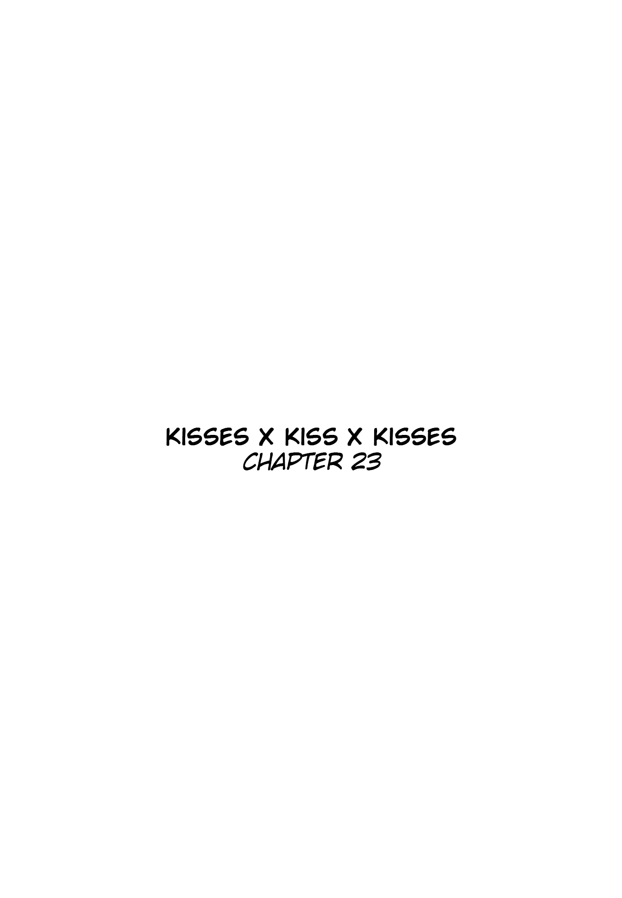 Kisses X Kiss X Kisses Chapter 23 - Picture 3