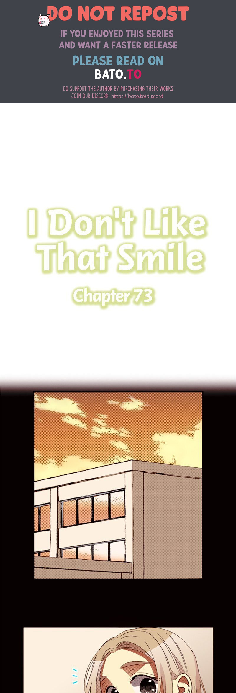 I Don’T Like That Smile Chapter 73 - Picture 1