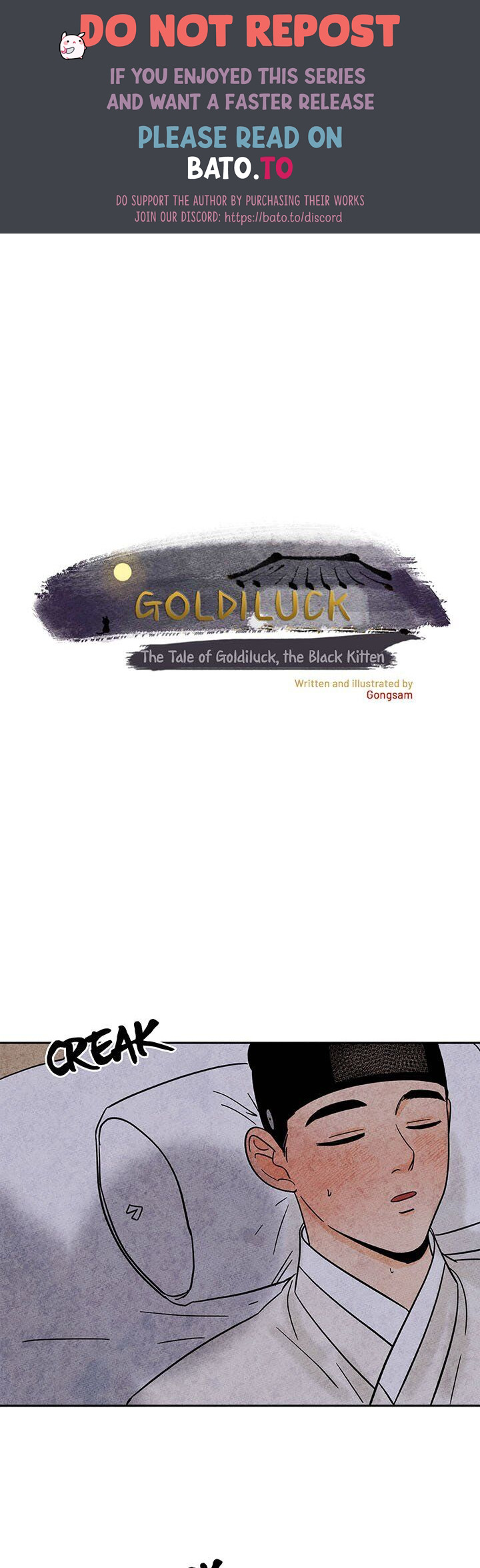 The Tale Of Goldiluck, The Black Kitten - Page 1