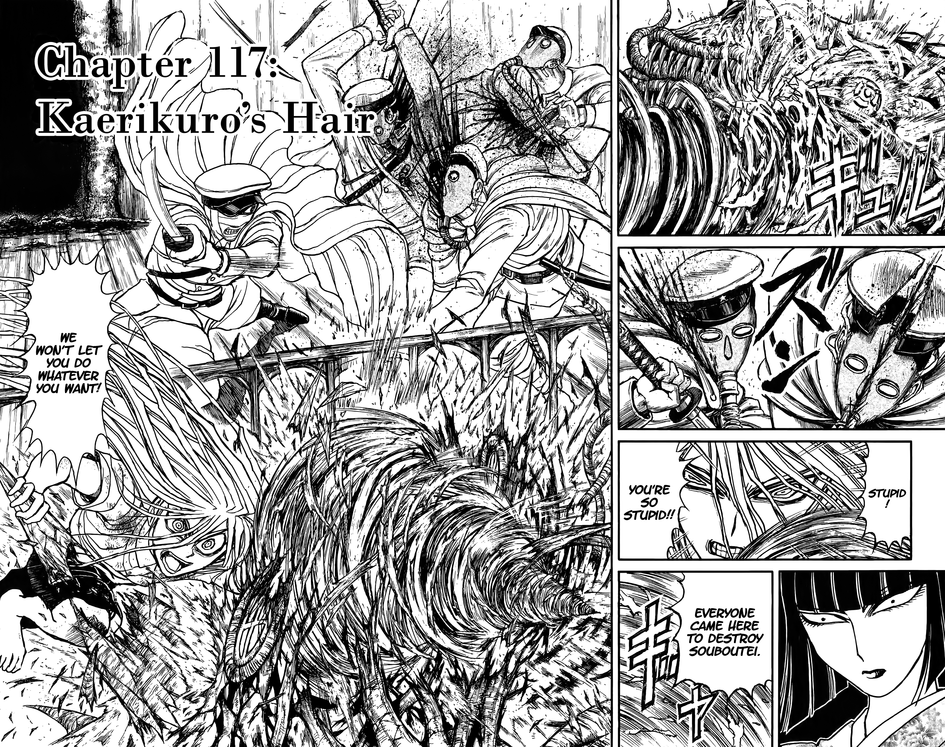 Souboutei Must Be Destroyed Vol.12 Chapter 117: Kaerikuro's Hair - Picture 3