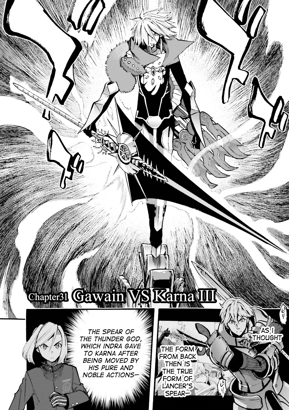 Fate/extra Ccc - Foxtail Vol.5 Chapter 32 : Gawain Vs Karna Iii - Picture 2