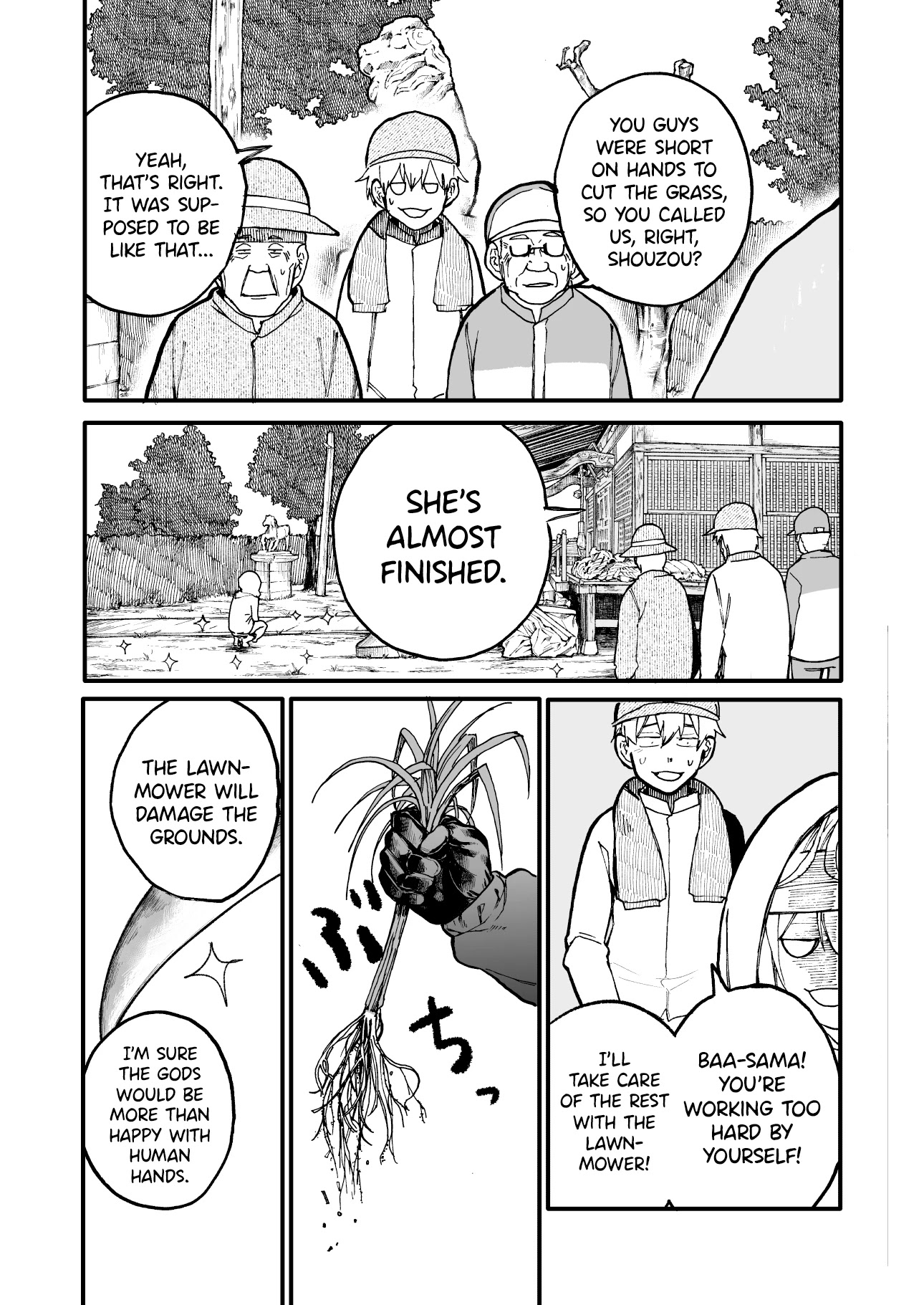 A Story About A Grampa And Granma Returned Back To Their Youth. Chapter 44: Cleaning The Shrine - Picture 2