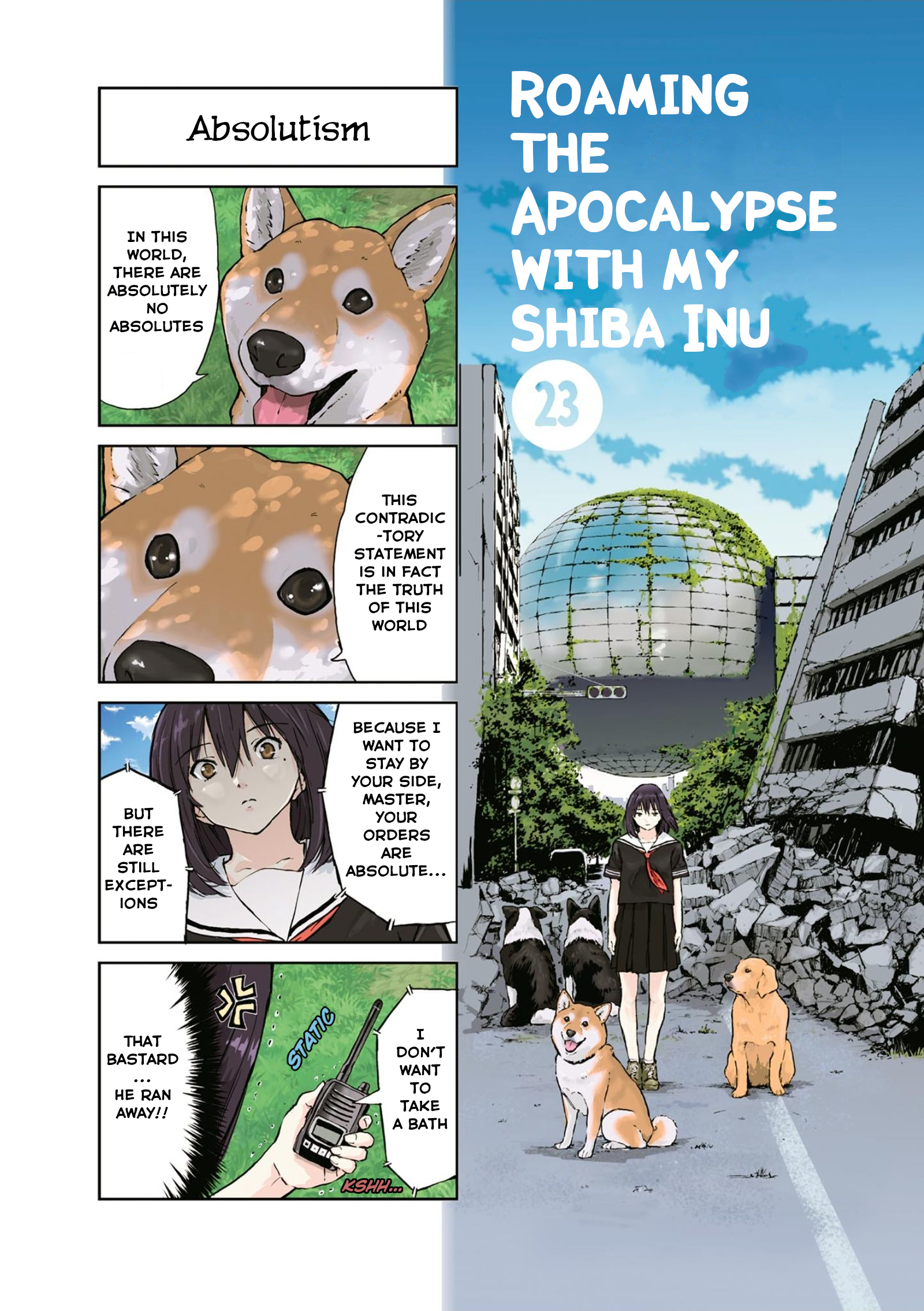 Roaming The Apocalypse With My Shiba Inu Vol.2 Chapter 23 - Picture 1