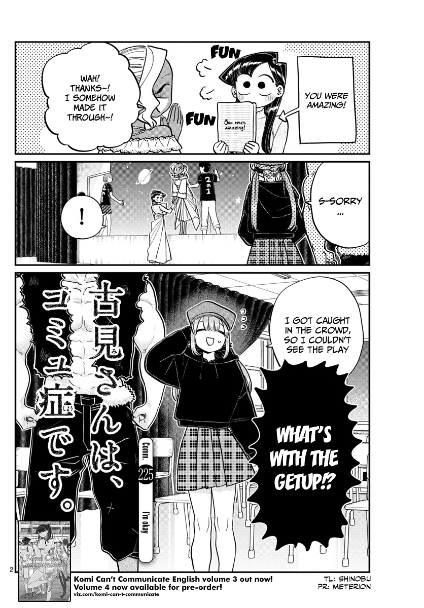 Komi-San Wa Komyushou Desu Chapter 225: I'm Okay - Picture 2